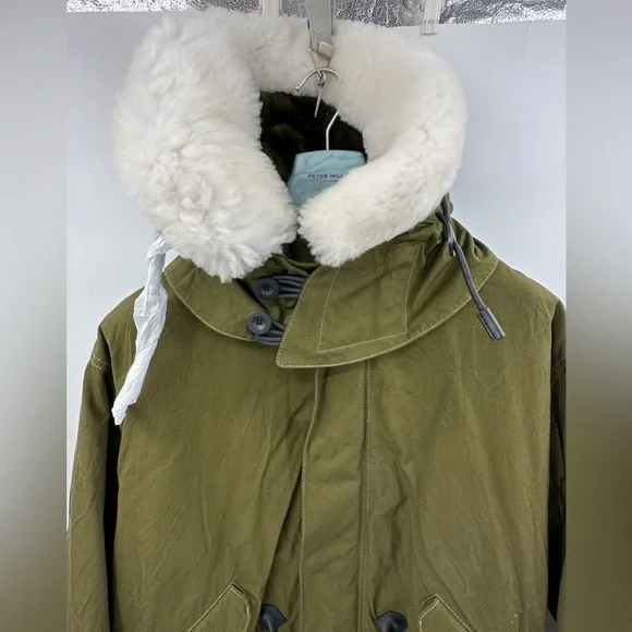COACH Oversized Military Icon Parka Removable Linen and hoody Size 48 $1400